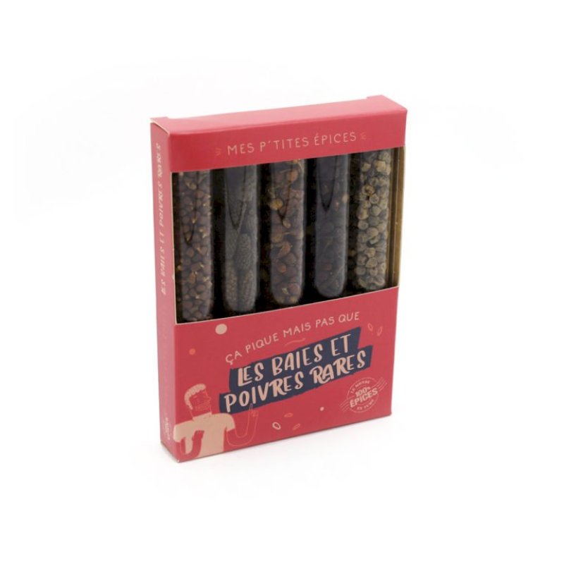 Coffret épices "Les baies et poivres rares"