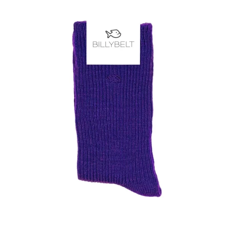 CHAUSSETTE EN LAINE AVEC ANGORA PURPLE TAILLE 37-40