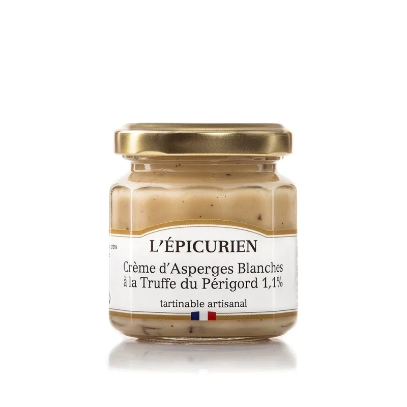 CRÈME D'ASPERGES BLANCHES À LA TRUFFE NOIRE DU PÉRIGORD 1,1%