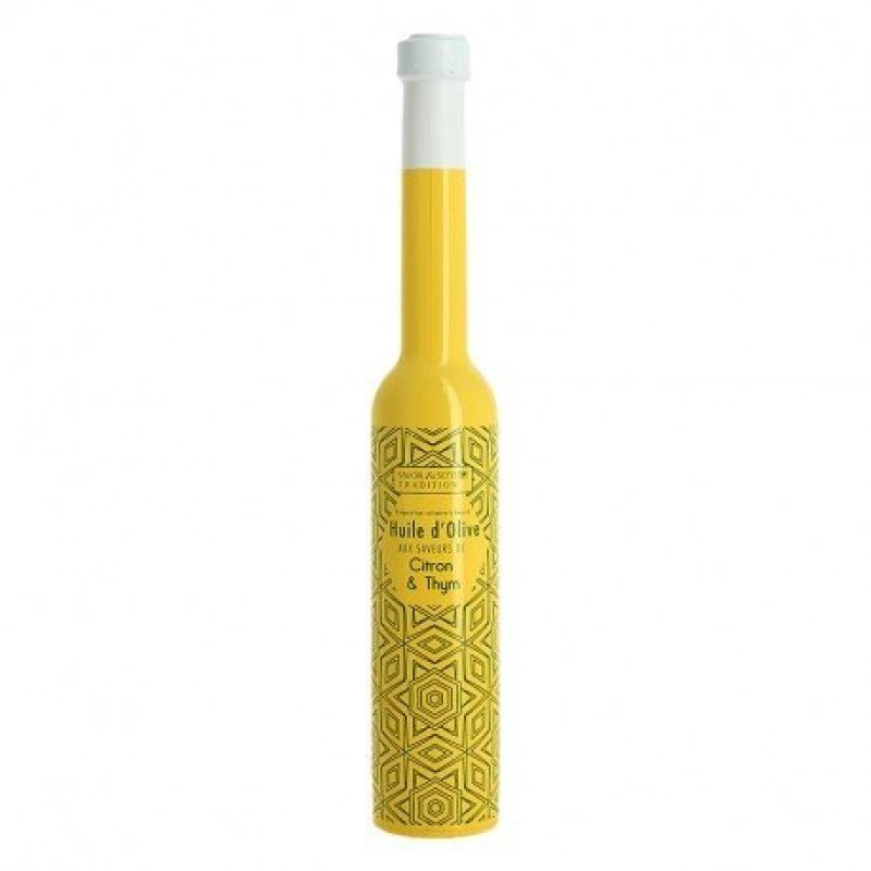 Huile D'olive Saveur Citron Thym 20cl - Savor & Sens