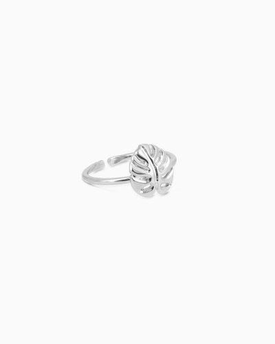 Bague Feuille Palladium