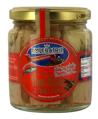 Echine de bonito à l'huile d'olive bocal 220g