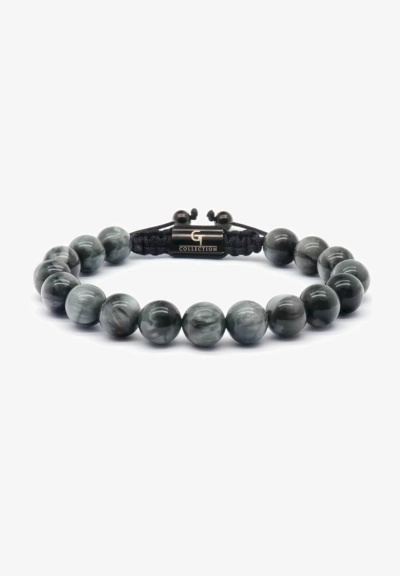 Bracelet homme GT COLLECTION Gris "Œil-de-tigre"