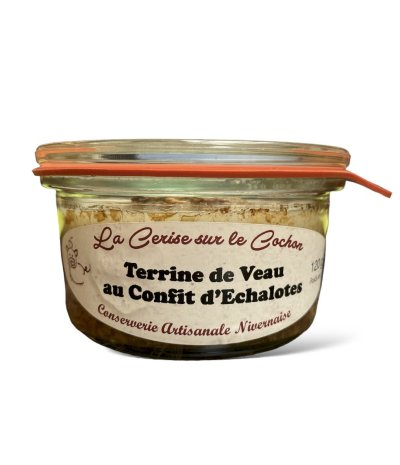 Terrine de veau au confit d'échalotes 120g