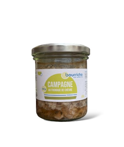 Terrine Campagne au fromage de chèvre 150g