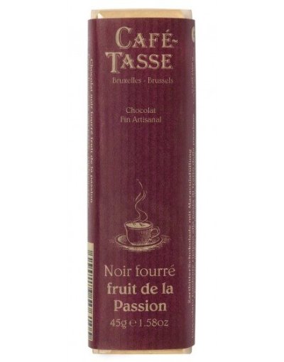 Barre de chocolat Noir fourré fruit de la Passion