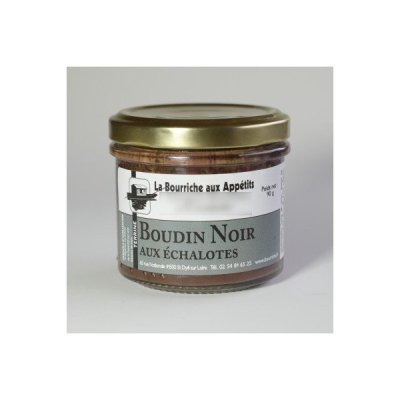 Terrine de boudin noir aux échalotes - 90g