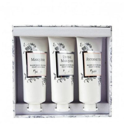 Coffret trio baumes mains Velours Les rituels beauté de Mathilde