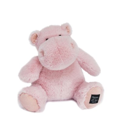 Peluche Hippopotame - Rose poudré 25 cm HIP'PIE