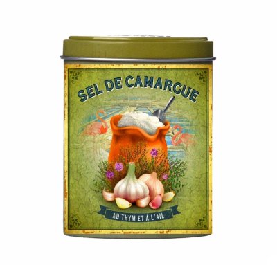 BOITE VERSEUSE - SEL DE CAMARGUE THYM ET AIL 120G