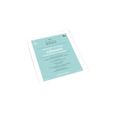 Masque Relaxant en tissu au lait d'ânesse biologique