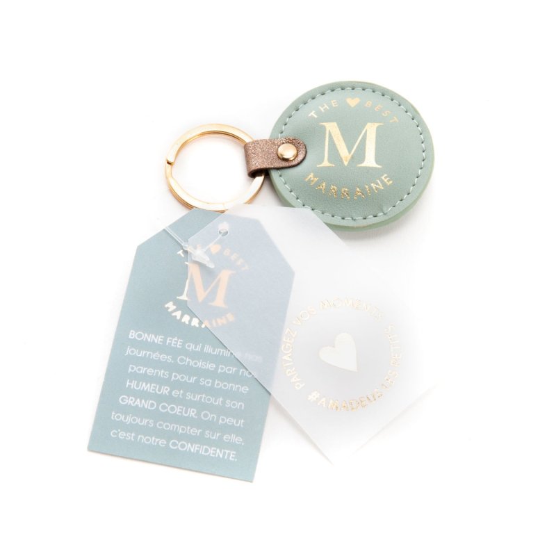 Porte clefs "THE BEST MARRAINE"