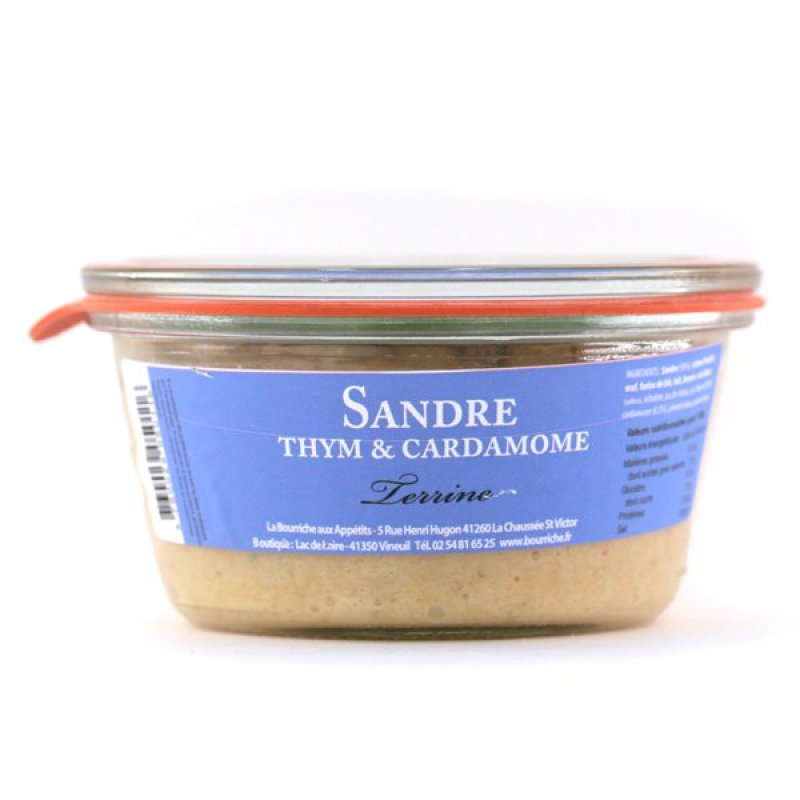 Terrine de Sandre, thym et cardamome