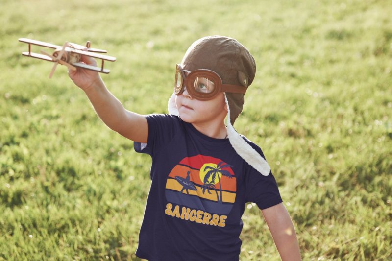 TEE-SHIRT ENFANT MARINE "SUMMER"