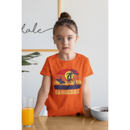 TEE-SHIRT ENFANT ORANGE "SUMMER"