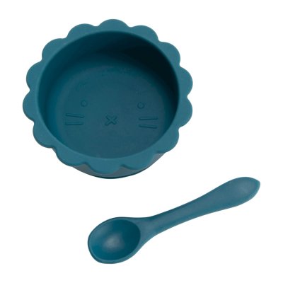 COFFRET REPAS EN SILICONE BLEU NUIT