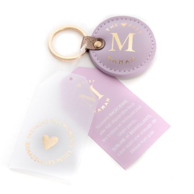 PORTE CLEFS "THE BEST MAMAN"