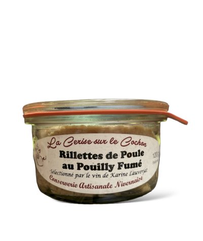 Rillettes de poule au Pouilly Fumé 120G