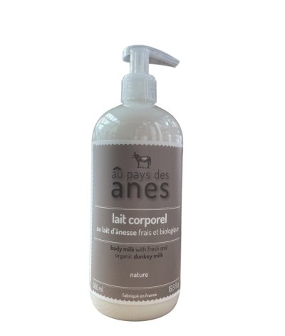 Lait corporel nature au lait d'ânesse 500ml