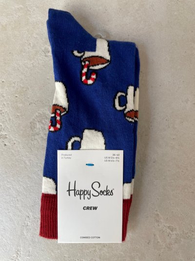 CHAUSSETTES CANDY CANE-COFFEE