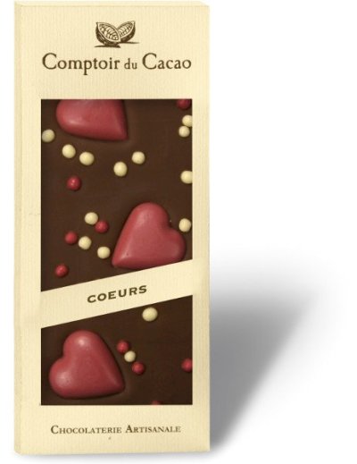 Tablette de chocolat Lait coeur