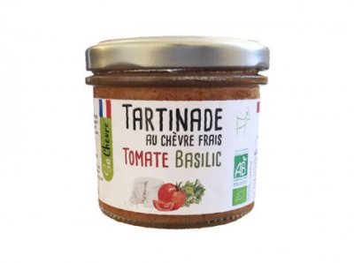Tartinade au chèvre frais Tomate Basilic Bio