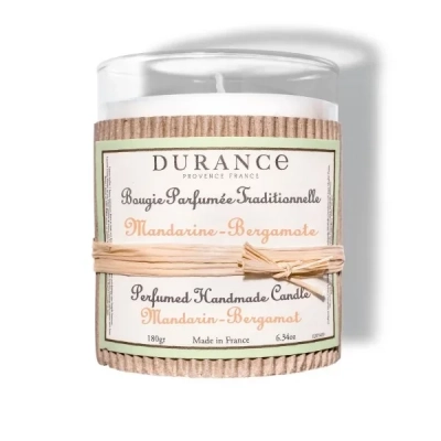 Bougie Parfumée Mandarine Bergamote 180gr