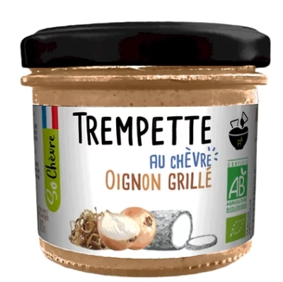 Trempette au chèvre affiné oignon grillé So Chèvre Bio