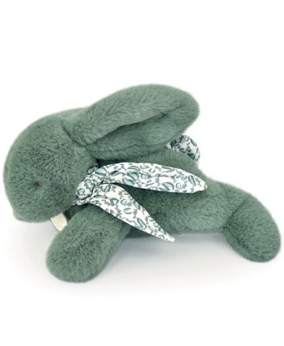 Peluche lapin Vert - 25 cm