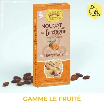 Nougat à l'Orange Confite 80g