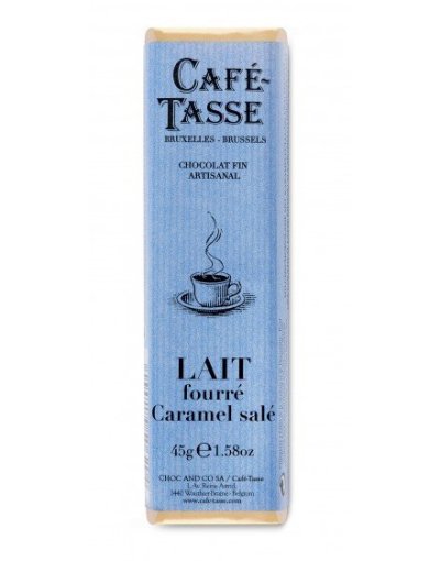 Barre de chocolat au Lait fourré Caramel salé