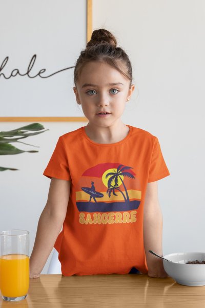 TEE-SHIRT ENFANT ORANGE "SUMMER"